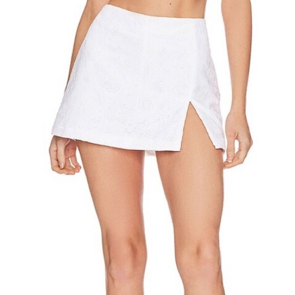 Amanda UpRichard revolve White Lace Dale Skort